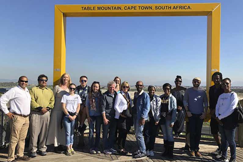 Students traveled to South Africa as part of Global Journeys.