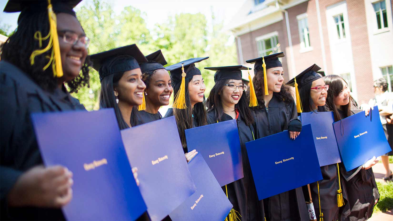 Oxford student celebrate Commencement.