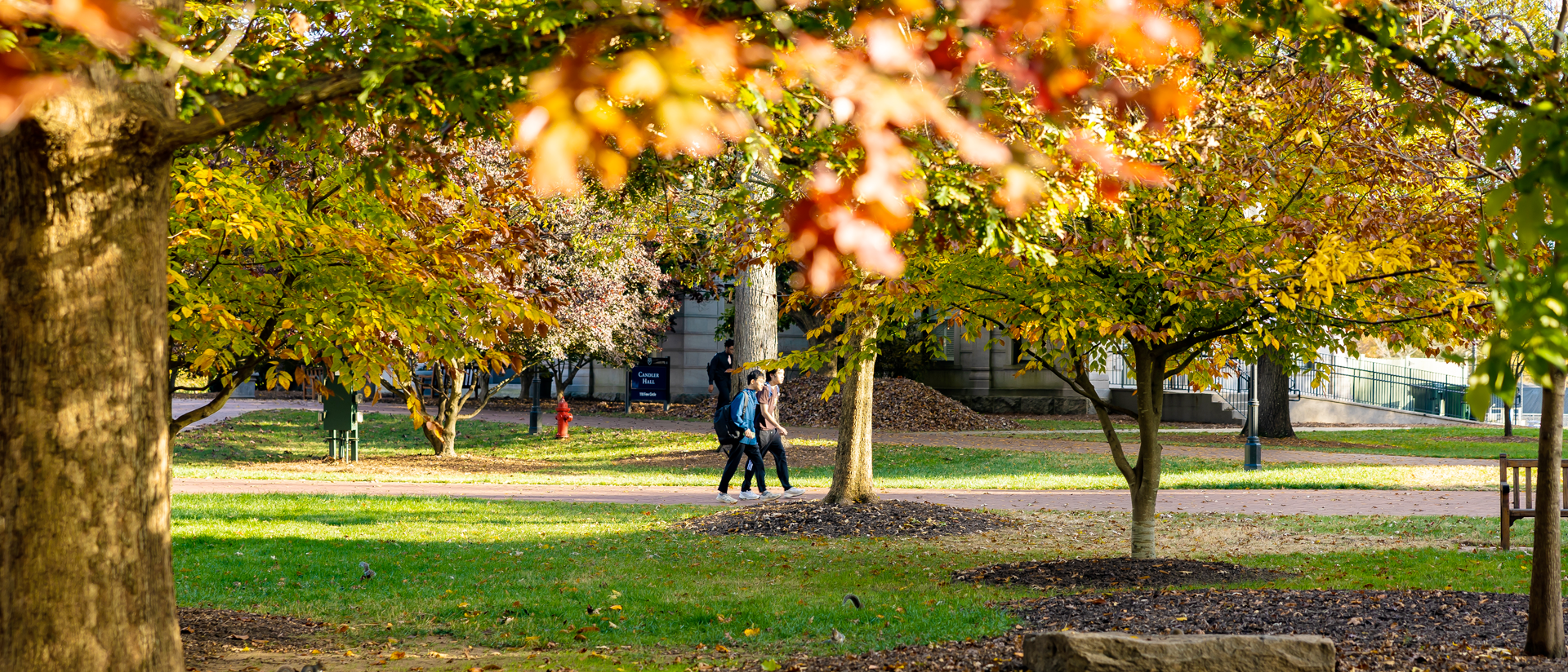 Oxford Students Walking on Quad