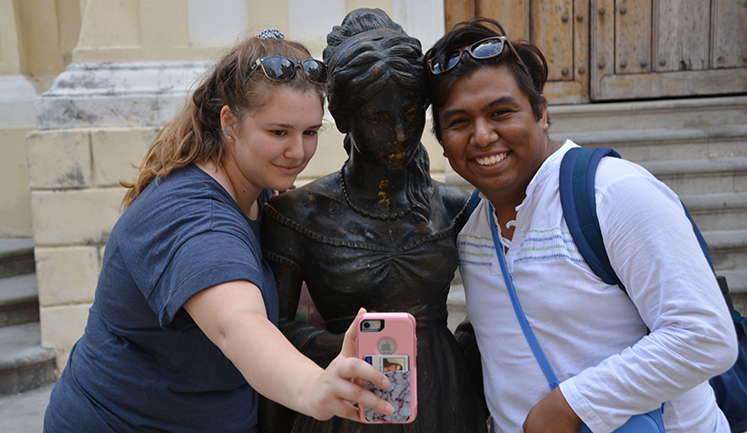 Students visited Cuba as part of the Evolution of Revolution Spanish class.