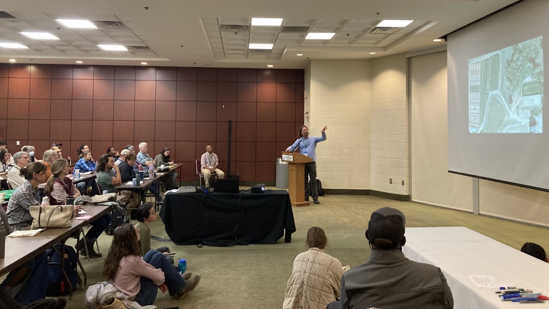 Farmer-educator Daniel Parson, "a true teacher," presents at the 2023 Georgia Organics Conference.