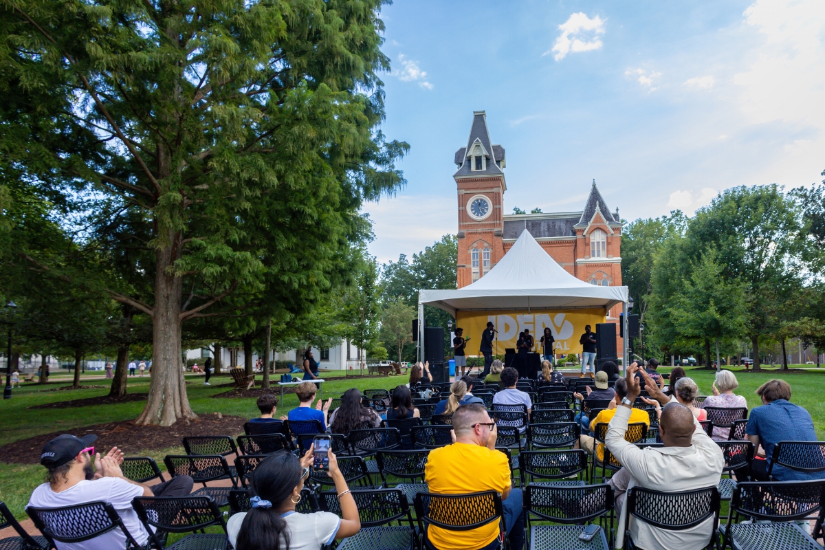 With the historic Seney Hall as a backdrop, musicians and storytellers performed on the Oxford College quad throughout the weekend to an audience of Emory community members, local residents and more.