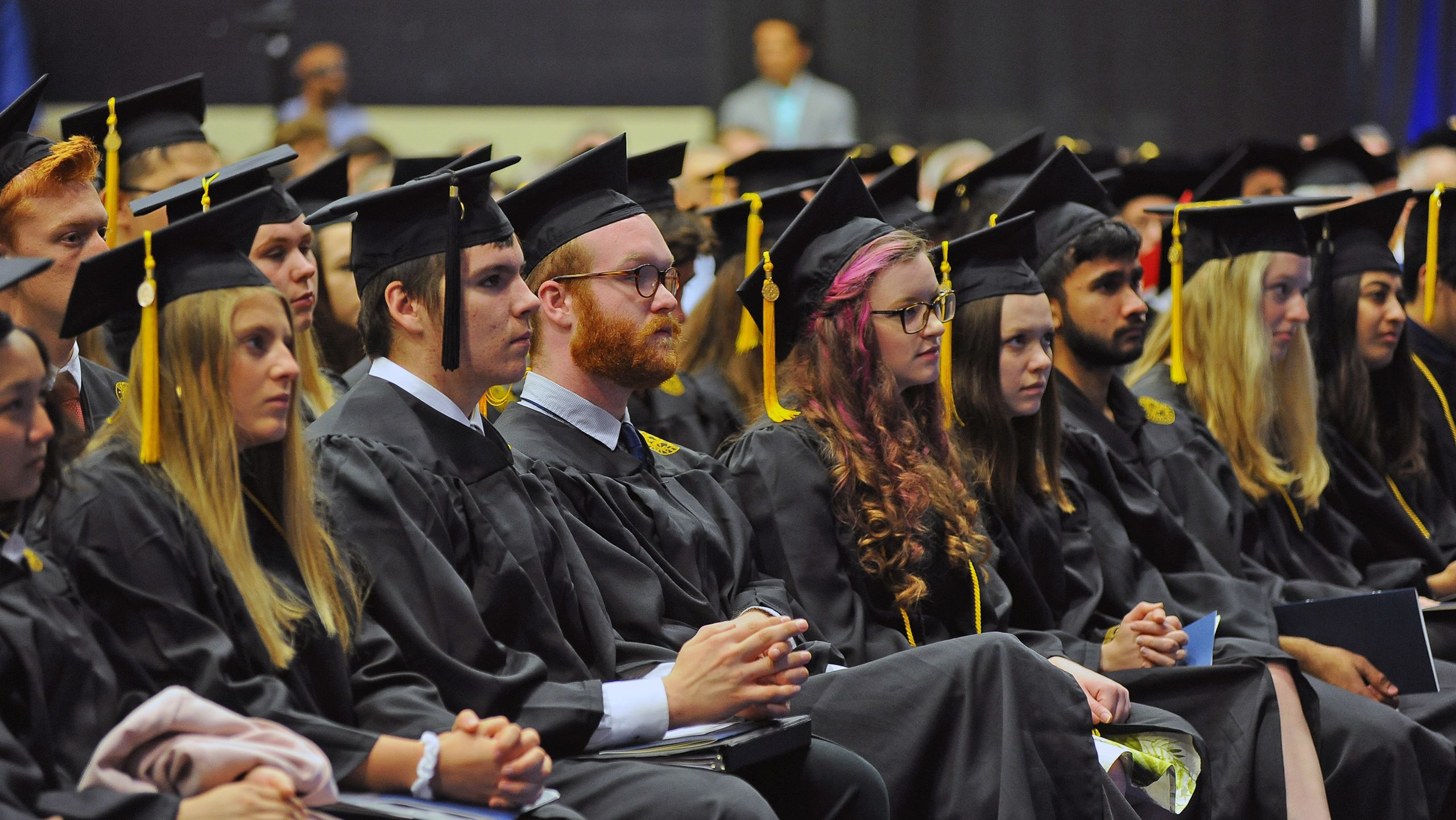 Oxford graduates during Commencement exercises.