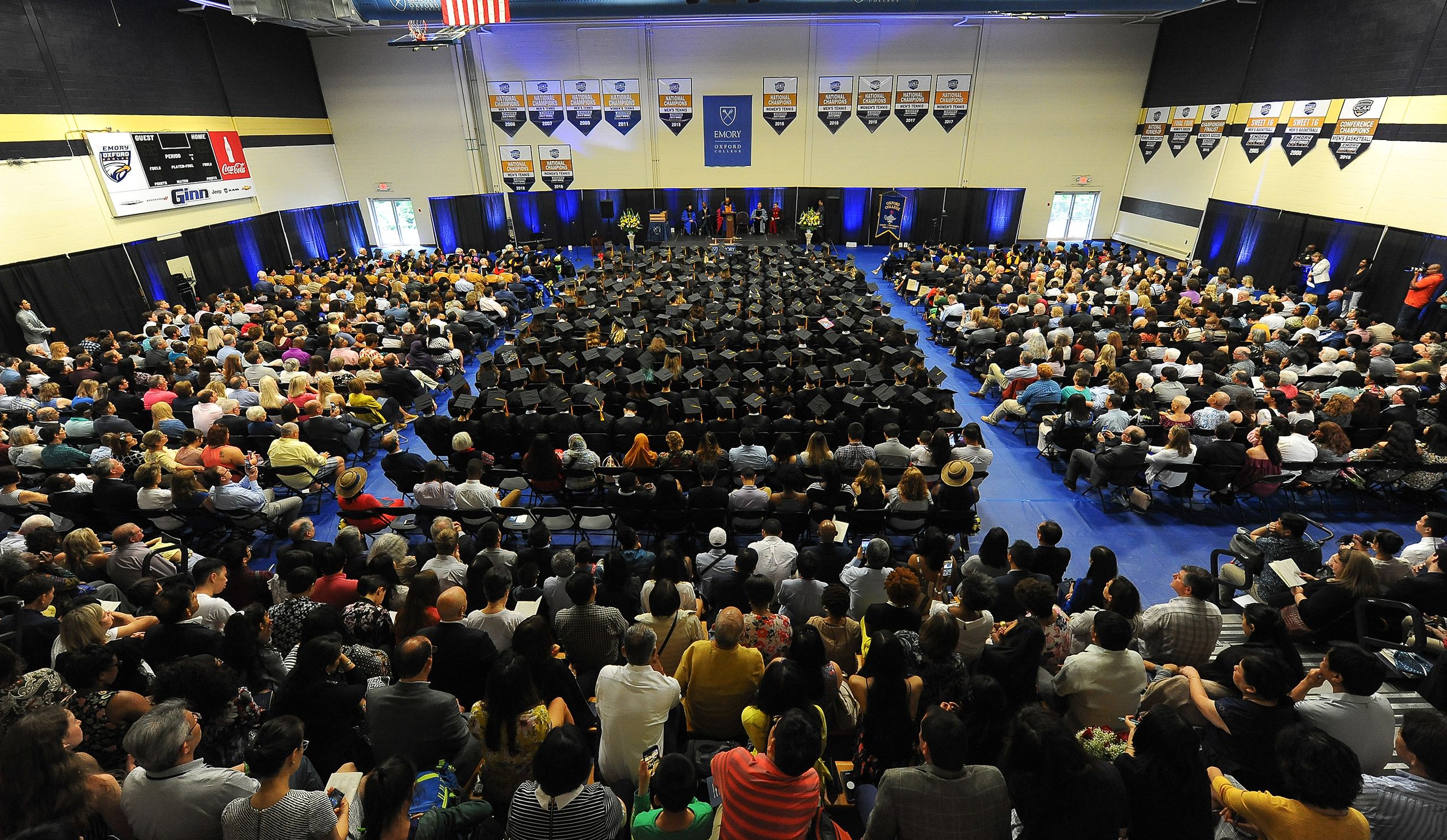 Approximately 375 Oxford sophomores celebrated during Commencement ceremonies.