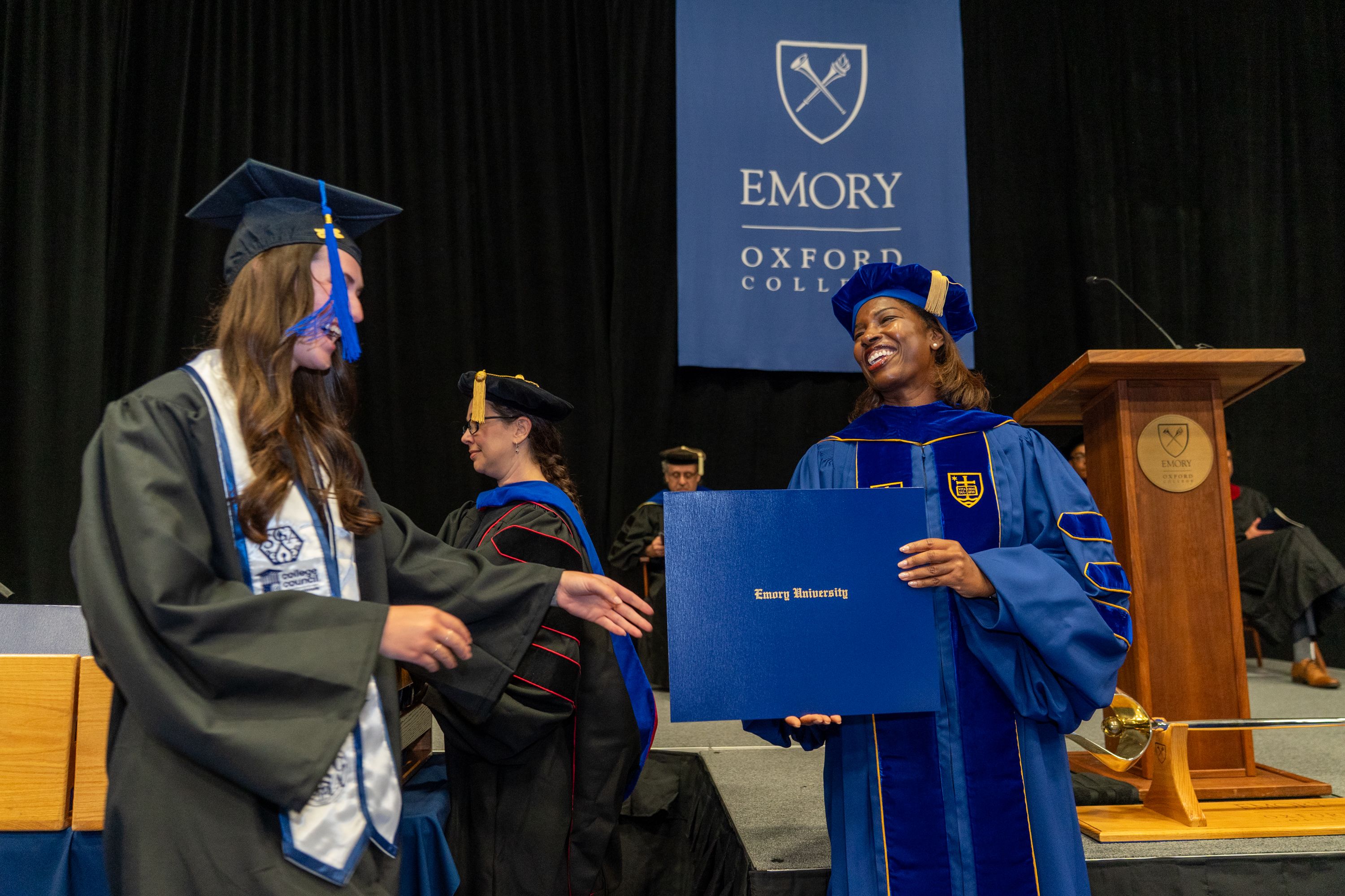 Dean Badia Ahad passes out degree at Oxford 2025 Commencement