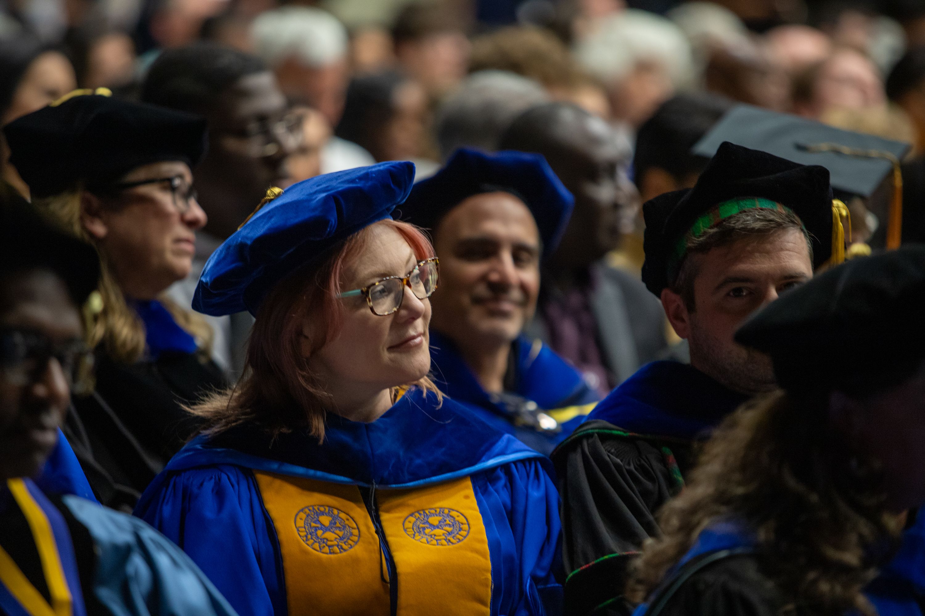 Oxford faculty celebrating commencement.