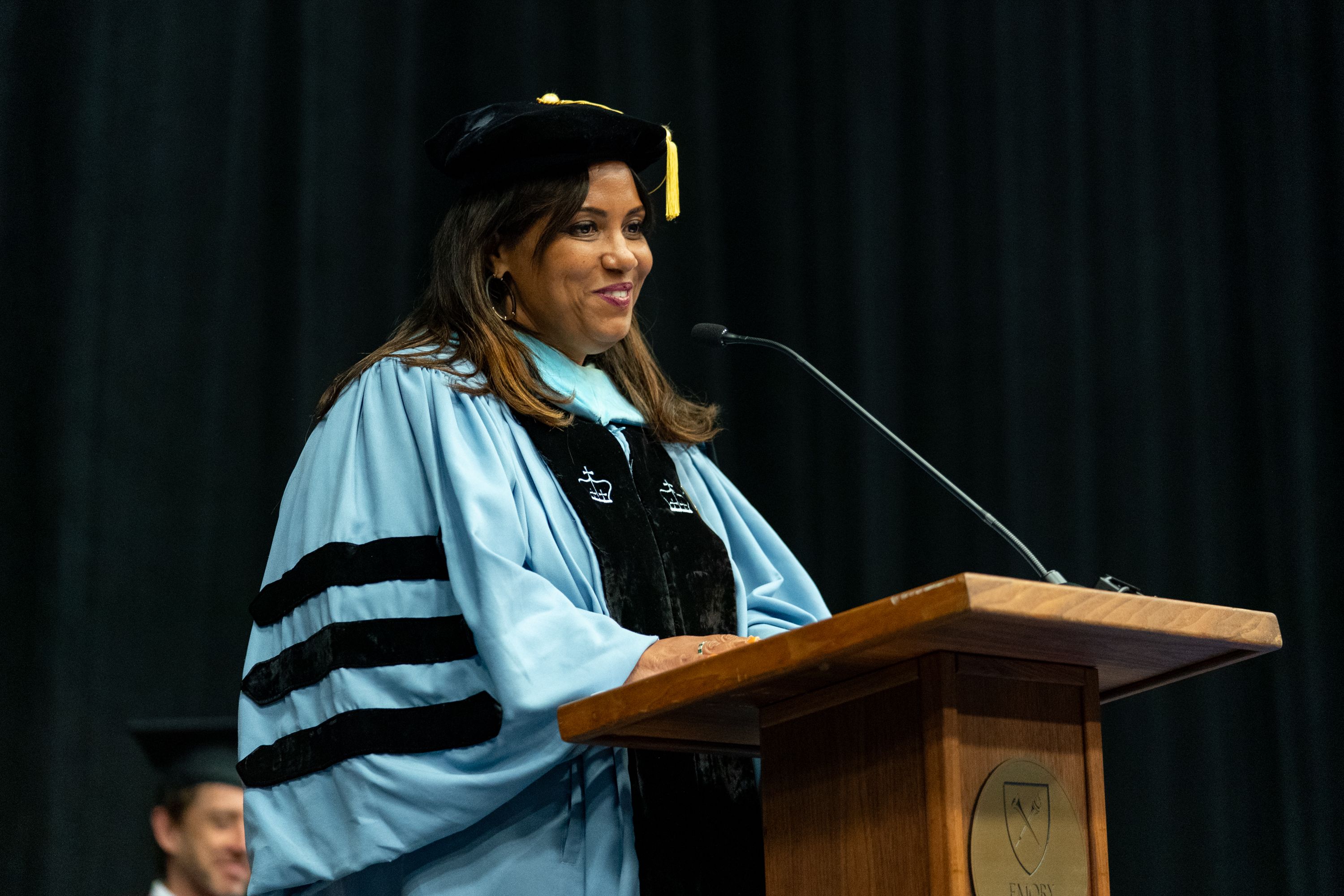 Senior Associate Dean of Campus Life Darleny Cepin presented this year’s Eady Service Award.