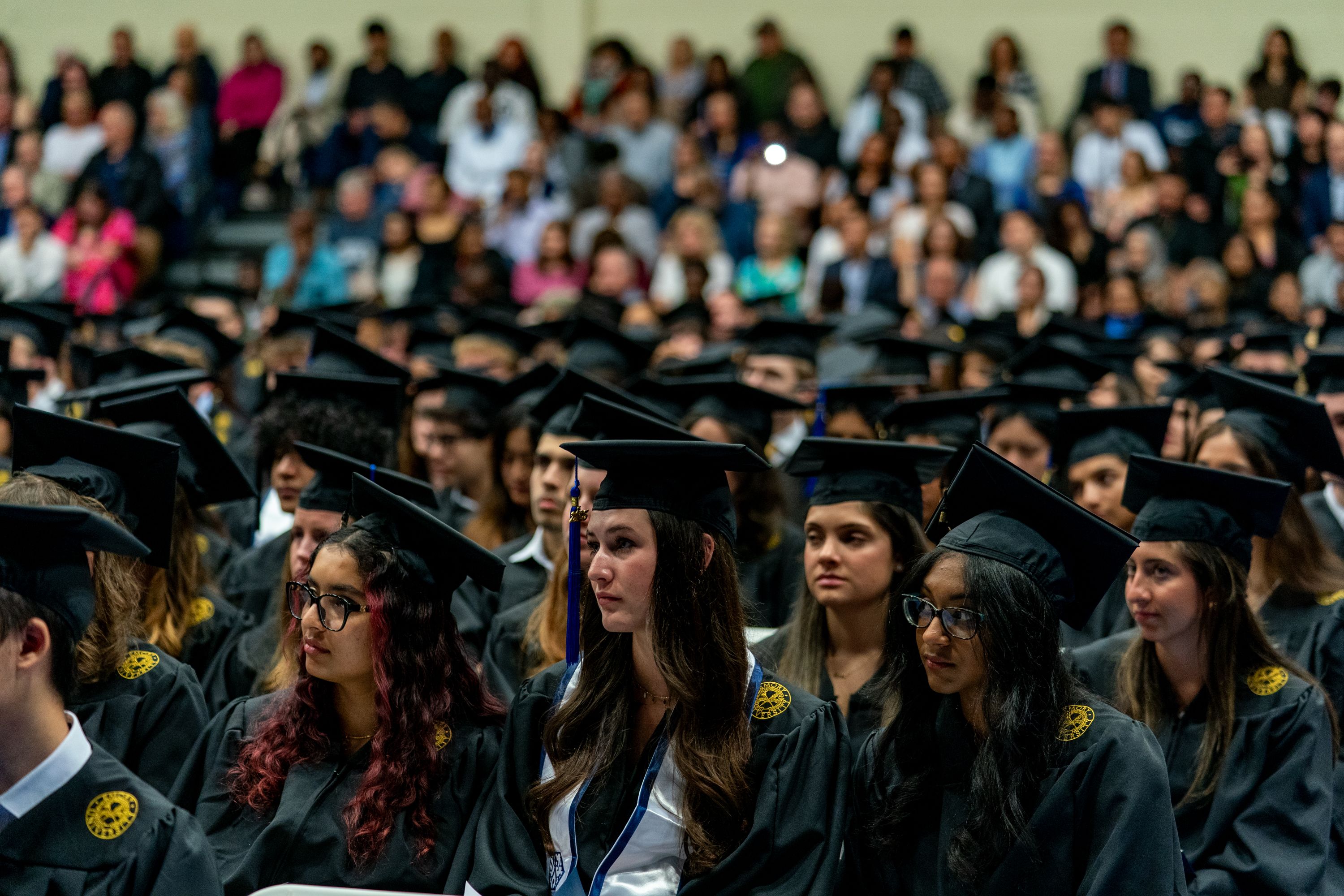 Oxford students celebrating commencement.