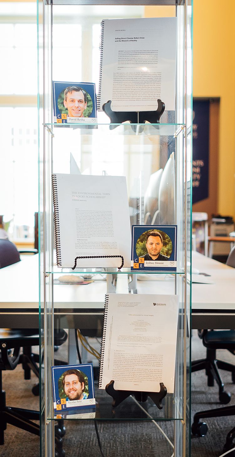 CSCE features what faculty and staff work on throughout the year–particularly their published books or articles, conference papers, poster presentations or art projects.