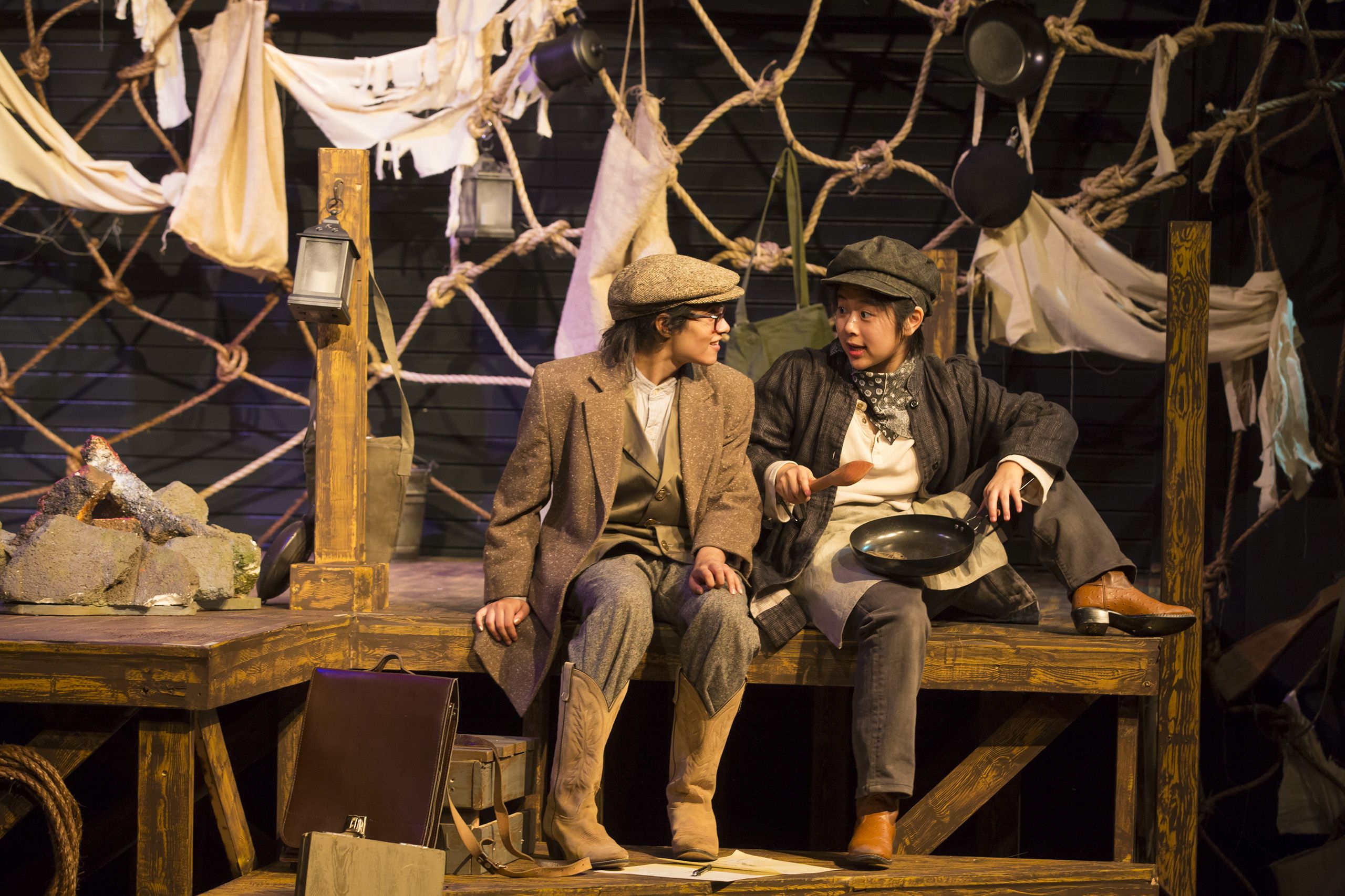 Other than Nick Fesette and 4 student set-builders, everyone involved in the play is female-identifying.
