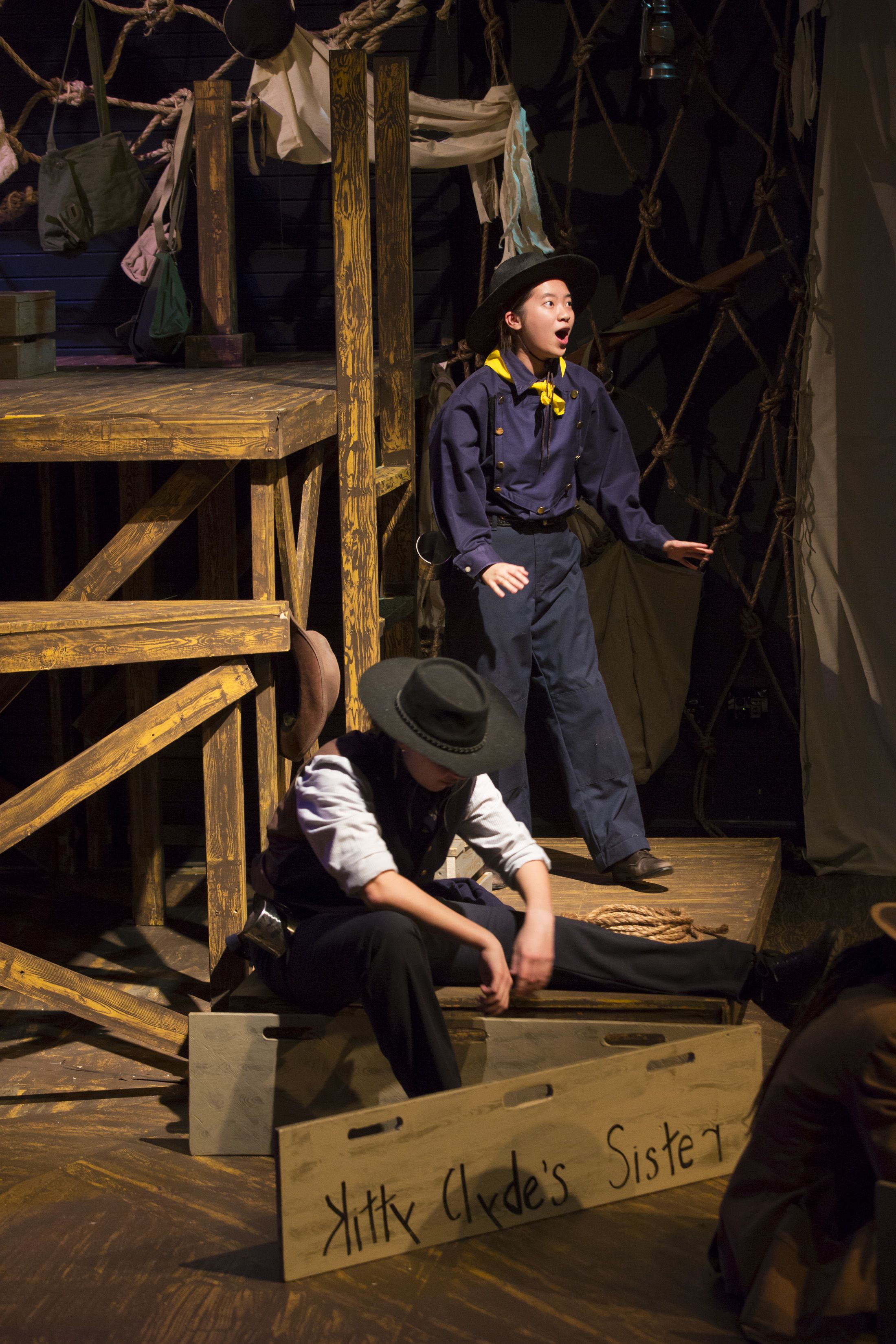Backhausʼ fictionalized depiction transposes the figures of Powell and his motley crew onto a diverse cast of women, employing heavy satire and a hint of the absurd in order to challenge stereotypes.