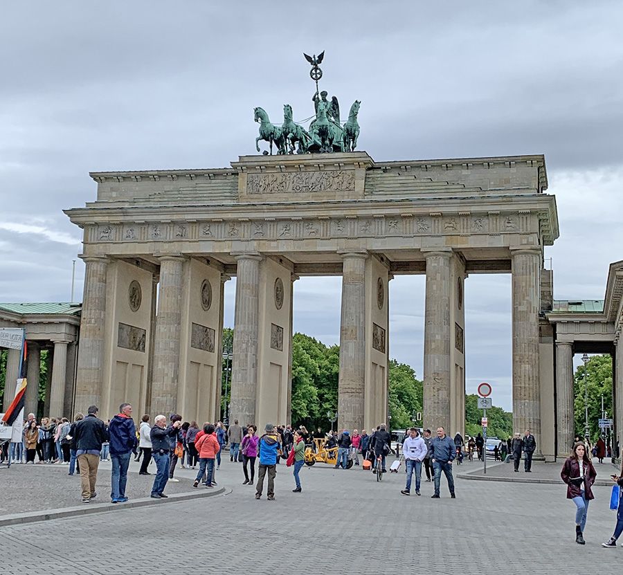The Brandenburg Gate in Berlin