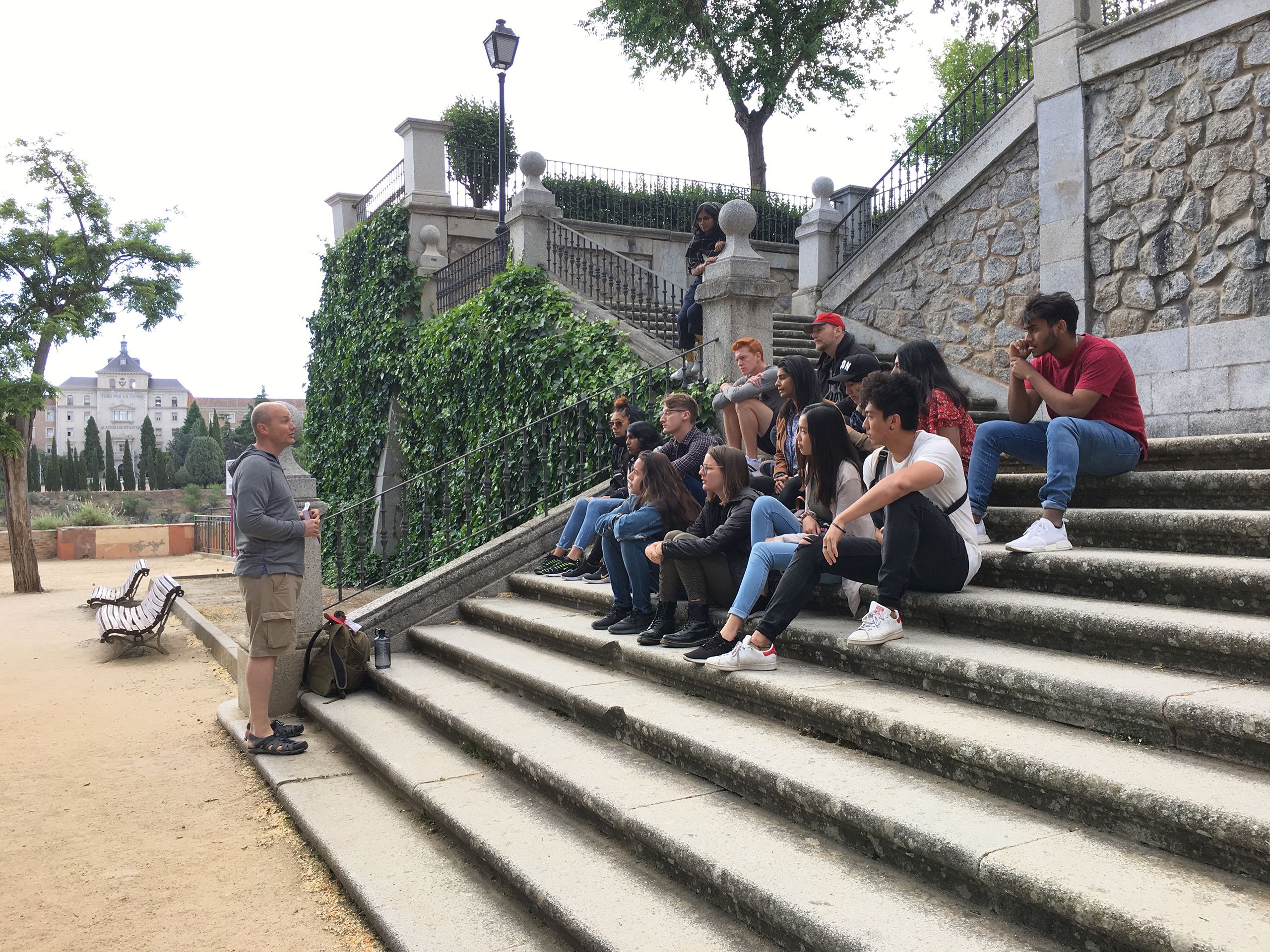 Shannon looked forward to using experiential forms of learning with his students during the trip.