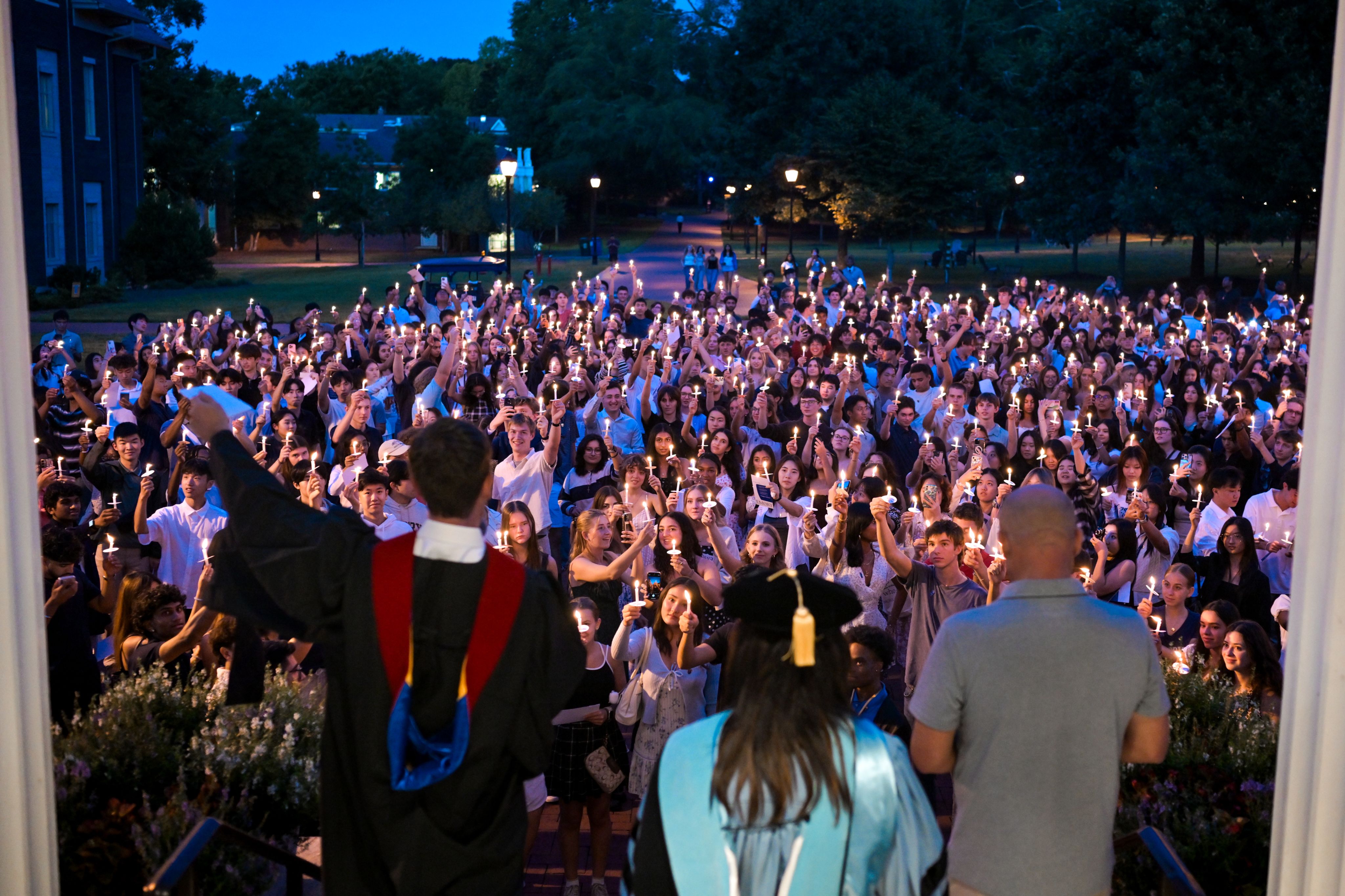 Oxford's 2025 Candlelight Procession.