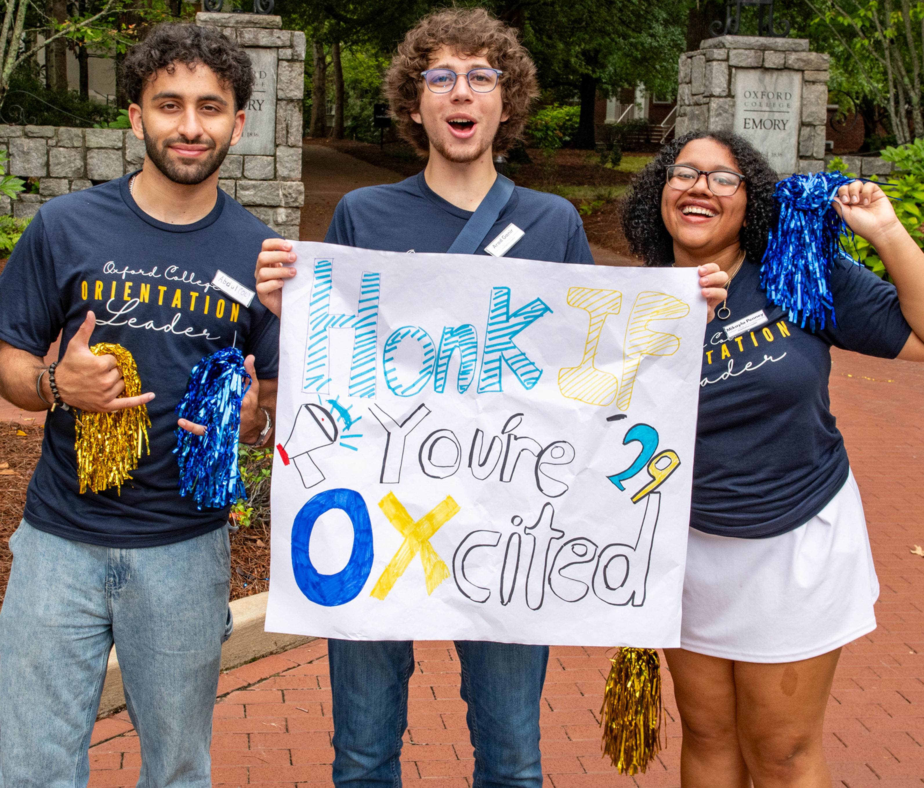Oxford Orientation Leaders welcoming the incoming class and their families on Move-In Day 2025.