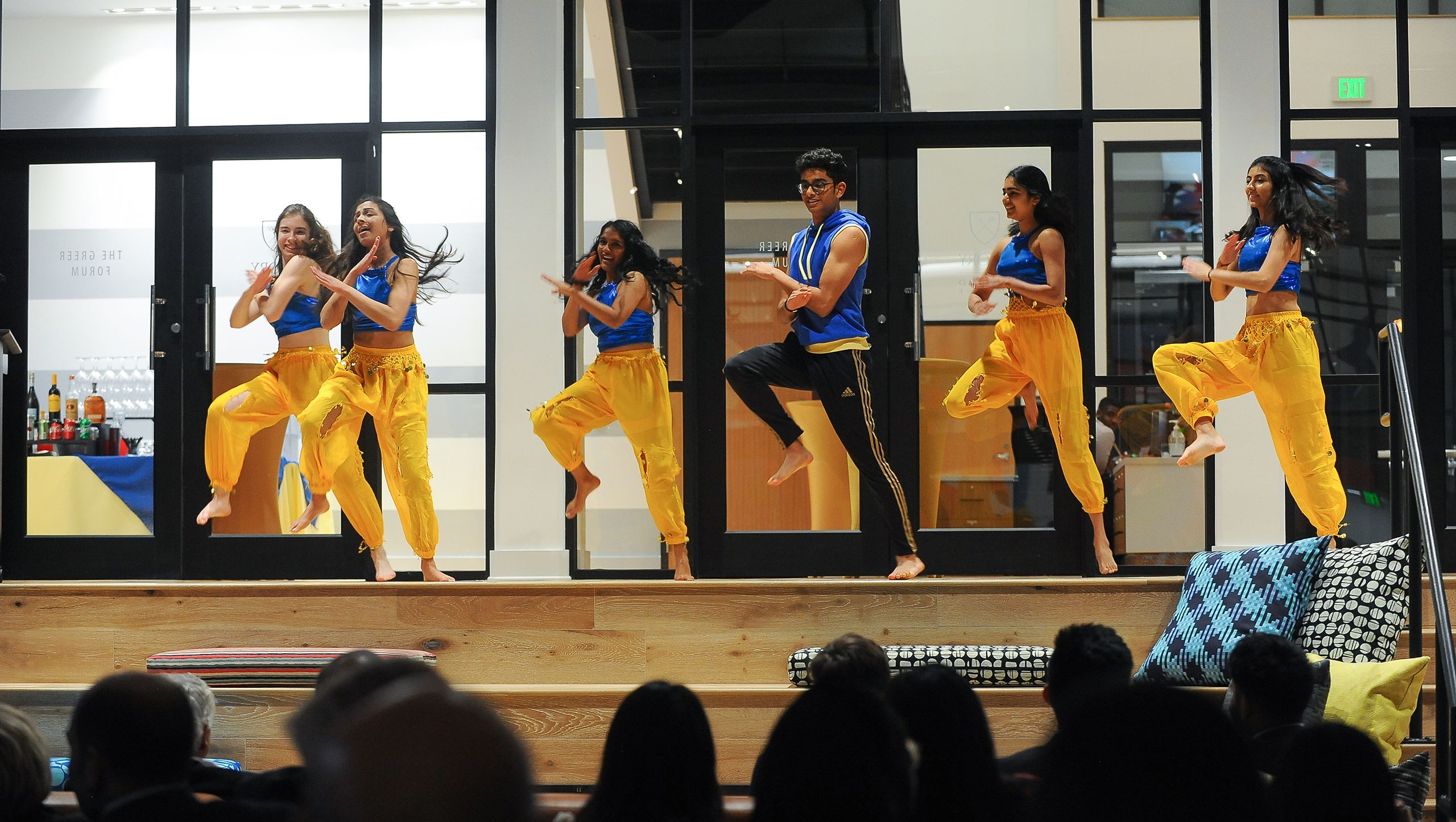 An opening celebration featured student performances.