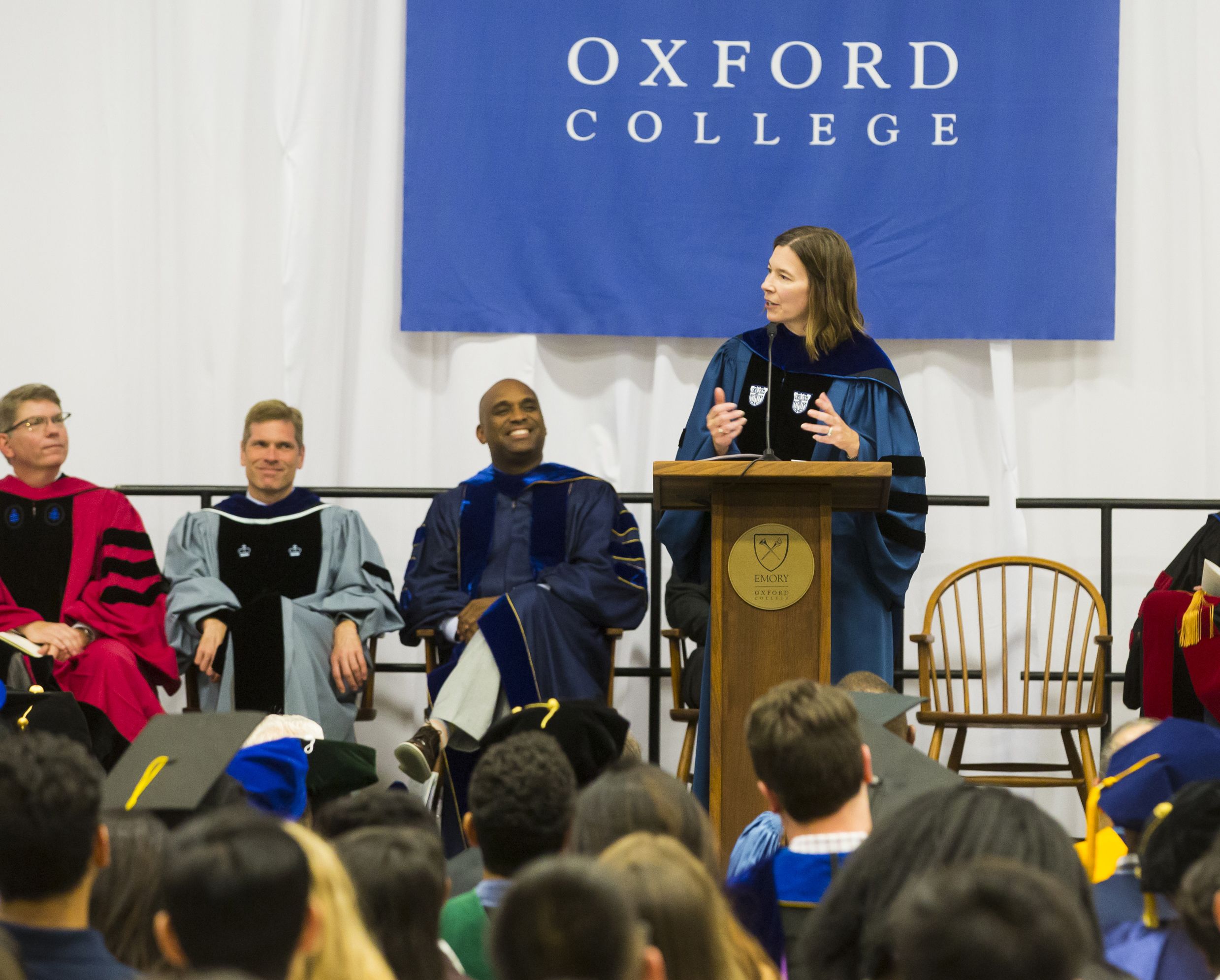 Catherine Bagwell delivered the Convocation keynote address.