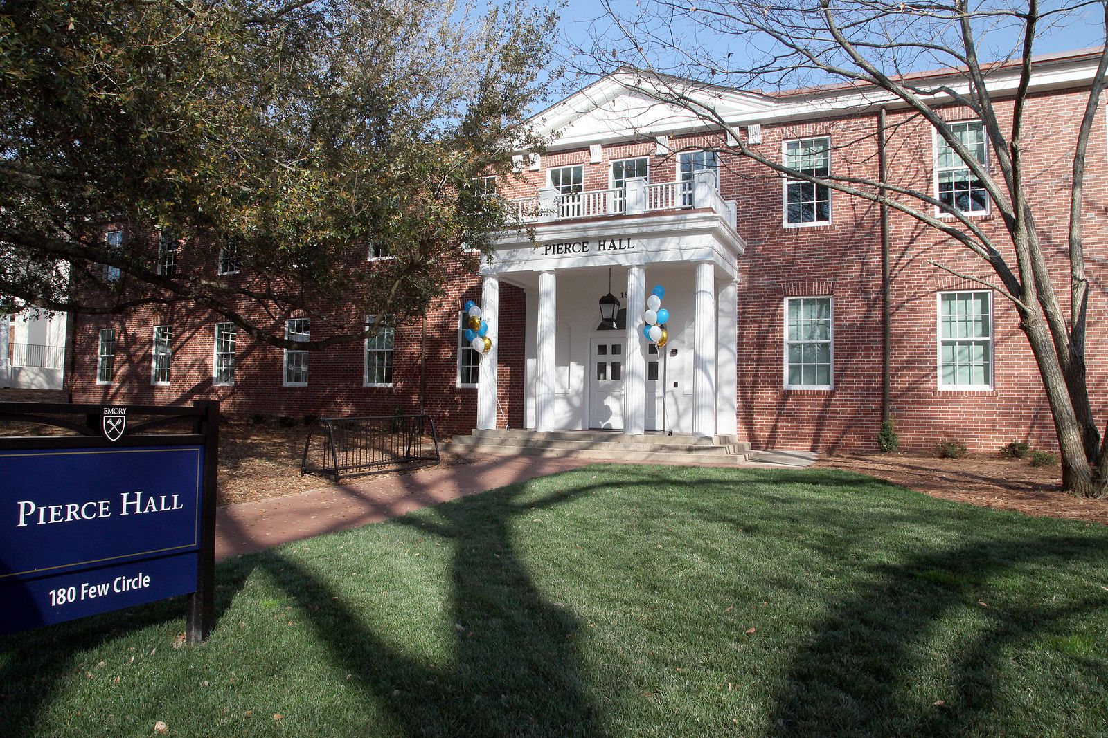 Outside of Pierce Hall